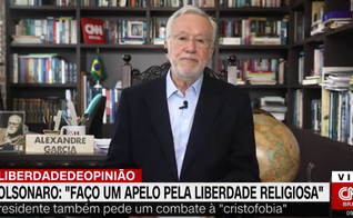 Alexandre Garcia, no quadro “Liberdade de Opinião” da CNN Brasil. (Foto: Reprodução / YouTube)