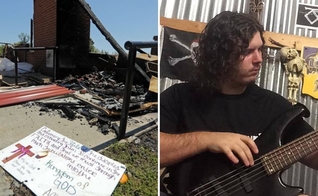O músico Holden Matthews ateou fogo a três igrejas predominantemente afro-americanas. (Foto: Reprodução / Fox23)