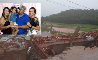 Casa desaba após temporal em Itapemirim, ES. (Foto: Reprodução / Redes Sociais)