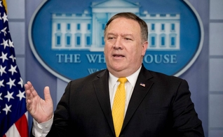 Secretário de Estado dos EUA, Mike Pompeo, é mediador de políticas pela liberdade religiosa. (Foto: Andrew Harnik/AP)
