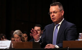 Andrew Brunson durante a Comissão dos EUA sobre Liberdade Religiosa em Washington, em 27 de junho de 2019. (Foto: The Christian Post)