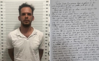 João Marcos Landmann roubou e depois devolveu carro de pastor, junto com uma carta. (Foto: Divulgação/Polícia Civil de GO)