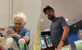 Missionária de 85 anos foi insultada por pregar no aeroporto de Brasília. (Foto: Instagram/Higor Moraes)