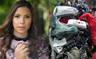 A cantora Amanda Wanessa sofreu grave acidente na última segunda-feira (4). (Imagem: Notícias em Foco)