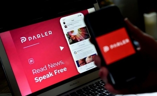 Parler, que foi lançado em 2018, opera de maneira muito semelhante ao Twitter. (Foto: Reprodução / Yahoo)