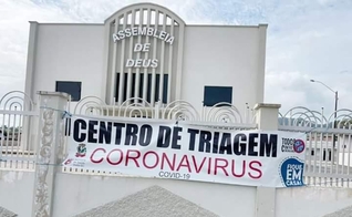 A solicitação veio da Secretaria de Saúde e a igreja prontamente se colocou a disposição. (Foto: Divulgação/AD Ilhota).