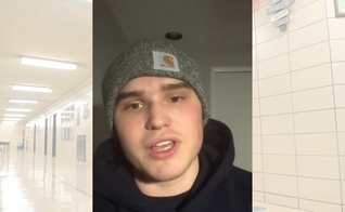 O estudante Owen Stevens em vídeo no Instagram. (Foto: Reprodução / Instagram)