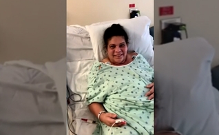 Isabel Pupo, de 55 anos, se recuperou de um quadro grave de Covid-19. (Foto: Reprodução/CBS Miami)