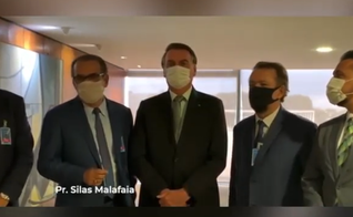 Pastores foram recebidos pelo presidente Jair Bolsonaro, em Brasília. (Foto: Reprodução / Instagram)