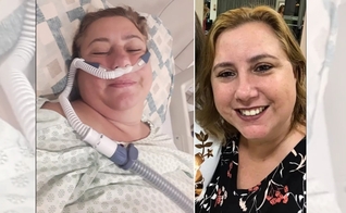 Grace Andrade ficou 32 dias internada em hospital de Campo Grande. (Foto: Arquivo Pessoal)