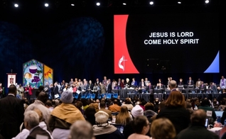 Sessão especial da Conferência Geral da Igreja Metodista Unida no Missouri, em 2019. (Foto: United Methodist News Service / Kathleen Barry)