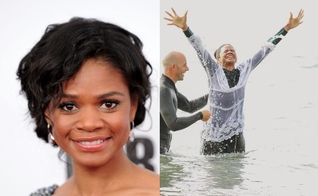 A atriz Kimberly Elise foi batizada novamente em seu compromisso com Jesus. (Foto: Stephen Lovekin/Getty Images/Instagram/Montagem Guiame)