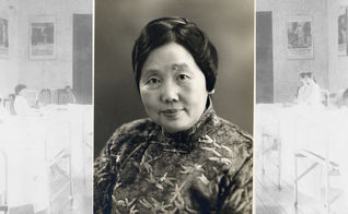Shi Meiyu em seus anos como médica. (Foto: Bentley Historical Library, University of Michigan).
