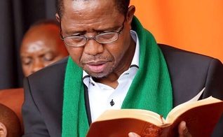 O presidente da Zâmbia, Edgar Chagwa Lungu. (Foto: Reprodução / UGCN)