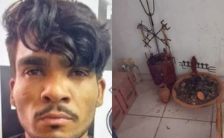  O psicopata Lázaro Barbosa de Sousa autor da chacina que está foragido, teria sacrificado Cleonice em um ritual satânico. (Foto: Polícia Civil/Reprodução).