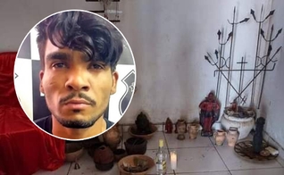 Lázaro Barbosa de Sousa foi acusado de matar uma mulher em ritual satânico. (Foto: Montagem/Guiame)