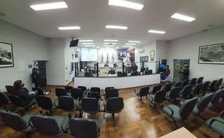 Sessão legislativa da Câmara Municipal de Votorantim. (Foto: Reprodução / Câmara Municipal de Votorantim)