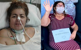 Ivete Rodrigues é um milagre, ela teve 100% dos pulmões comprometidos. (Foto: Site Mulher Cristã).