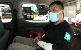 Tong Ying-kit é o primeiro a ser julgado sob a controversa lei imposta pela China em Hong Kong. (Foto: Eddie Stringer/ZUMA Wire)