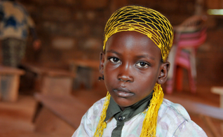 Charlotte conheceu o Evangelho através do tio, que é pastor na República Centro-Africana. (Foto: Portas Abertas).