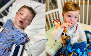 Wyatt Lowe, de apenas 2 anos, nasceu com uma doença cardíaca congênita. (Foto: Reprodução/Facebook).