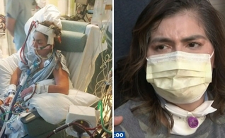 Michell Garcia, de 47 anos, superou complicações graves da Covid-19. (Foto: KPRC-TV)