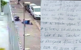Os ladrões devolveram o instrumento à igreja, junto com um bilhete, pedindo perdão. (Foto: Reprodução/Facebook).