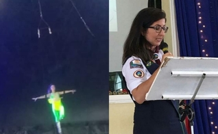 Por mais de 30 anos, Michelly Campelo trabalhou no circo, viajando por todo o Brasil. (Foto: Arquivo pessoal).