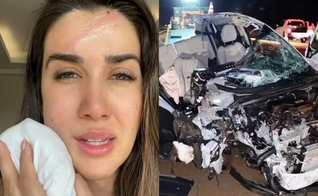 Patrícia Romania, de 32 anos, sofreu apenas ferimentos leves. (Foto: Reprodução/Instagram).