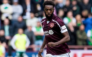 Beni Baningime ajudou o Hearts a um início de campanha invicto na Premier League escocesa. (Foto: Reprodução / BBC)