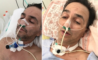 Josué de Melo pegou a forma grave da Covid-19 e ficou na UTI por 18 dias. (Foto: Reprodução / Arquivo pessoal / TV Jaguari)