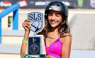 Rayssa Leal venceu a segunda etapa da SLS nos EUA. (Foto: Instagram/Rayssa Leal)