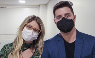 Pastor Henrique César e Marília Mendonça em Goiânia. (Foto: Reprodução/Instagram)