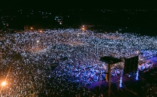  O evento do evangelista Daniel Kolenda impactou os moradores de Ibadan. (Foto: Christ for All Nations).