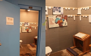 Inspirado no filme “Quarto de Guerra”, o local é usado por detentos para orar. (Foto: Instagram/God Behind Bars).