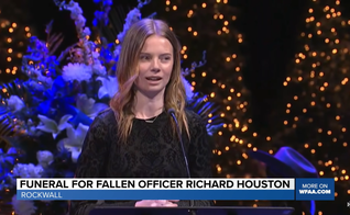  Shelby Houston, de 18 anos, decidiu amar o assassino do pai. (Foto: Reprodução/ WFFA).