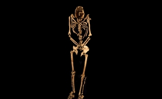 Esqueleto foi encontrado em Cambridgeshire, na Inglaterra. (Foto: Cambridgeshire County Council/Albion Archaeology)