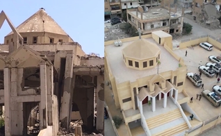 A Free Burma Rangers levantou 60 mil dólares para reconstruir a Igreja Armênia dos Quarenta Mártires. (Foto: Reprodução/CBN News). 