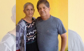 Neila Lara Baragchum e o marido Rabib. (Foto: Reprodução / Arquivo pessoal)