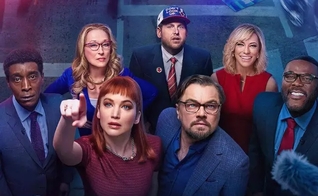 Cena do filme “Não olhe para cima”. (Foto: Divulgação Netflix)