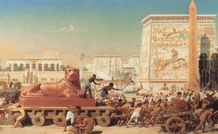 Ilustração do Êxodo do Egito (Ilustração: Edward Poynter / Wikimedia Commons)