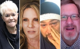 Charlote Holmes, Tina Hines, Seth Cowan e Lee Strobel já contaram suas experiências de terem ido ao céu. (Montagem com imagens da CBN News)