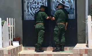 Igreja sendo lacrada na Argélia. (Foto: Portas Abertas)
