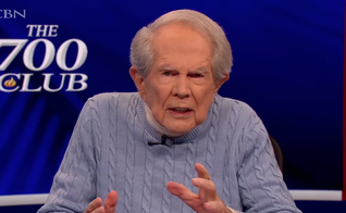 O televangelista Pat Robertson é fundador da CBN News. (Foto: CBN News)