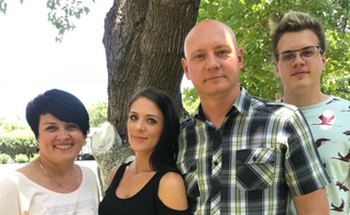 Dmitry Bodyu, de 50 anos, foi levado de casa por dez soldados em Melitopol. (Foto: Cortesia da família Bodyu). 