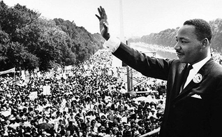 Martin Luther King Jr. em seu discurso em Washington: “Eu tenho um sonho”. (Foto Creative Commons)