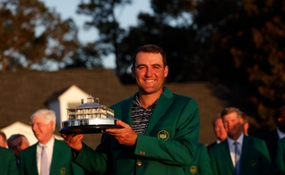 Scottie Scheffler venceu o Masters 2022 no domingo (10). (Foto: Twitter/The Masters).