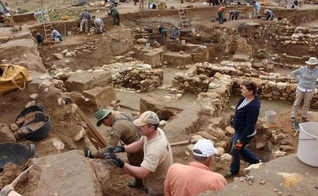 Projeto de Escavação de Tall el-Hammam, um antigo assentamento perto do Mar Morto, no oeste da Jordânia. (Foto: Tall el-Hammam Excavation Project)