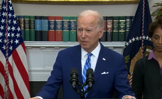 O presidente Joe Biden defendeu o aborto. (Foto: Twitter/Townhall.com).