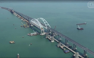 Ponte que liga Rússia à China. (Foto: Captura de tela/YouTube G1)